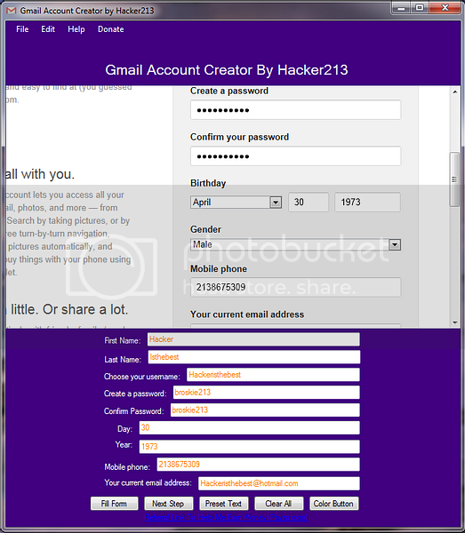 bulk gmail account creator